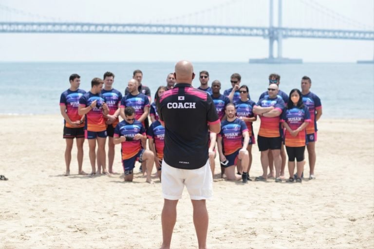 Busan Rugby has a well-versed coaching team